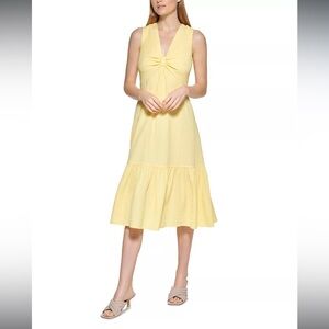 Calvin Klein - Crinkle A-Line Dress